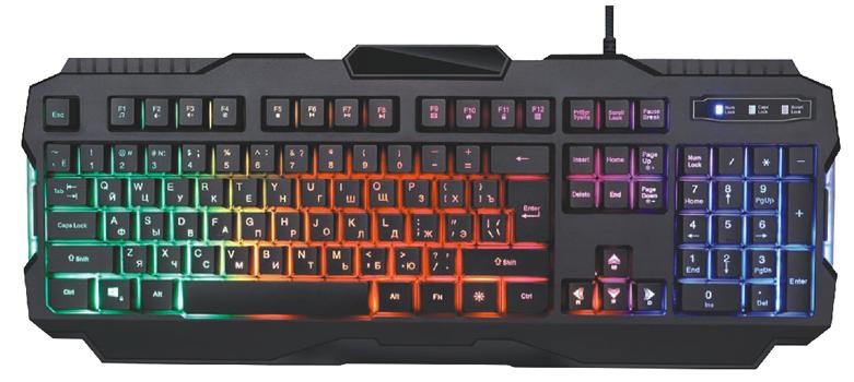 TECLADO SATE AK-837 ESPANHOL RGB MULTIMEDIA