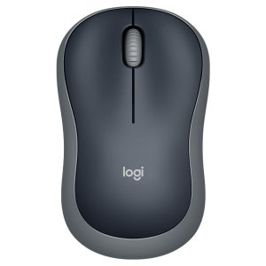 MOUSE LOGITECH M185 WIRELESS PRETO/CINZA 910-002225