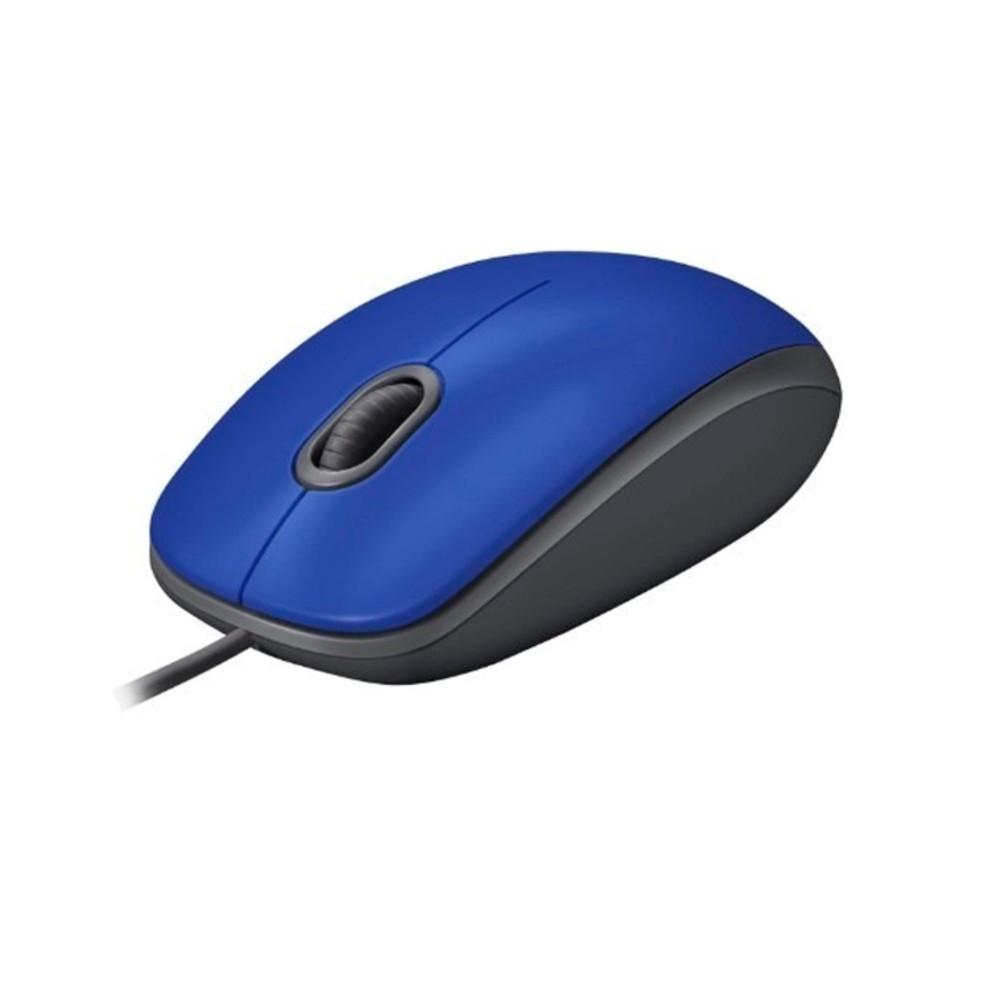 MOUSE LOGITECH M110 SILENT OPTICO USB BLUE - Imagem 3