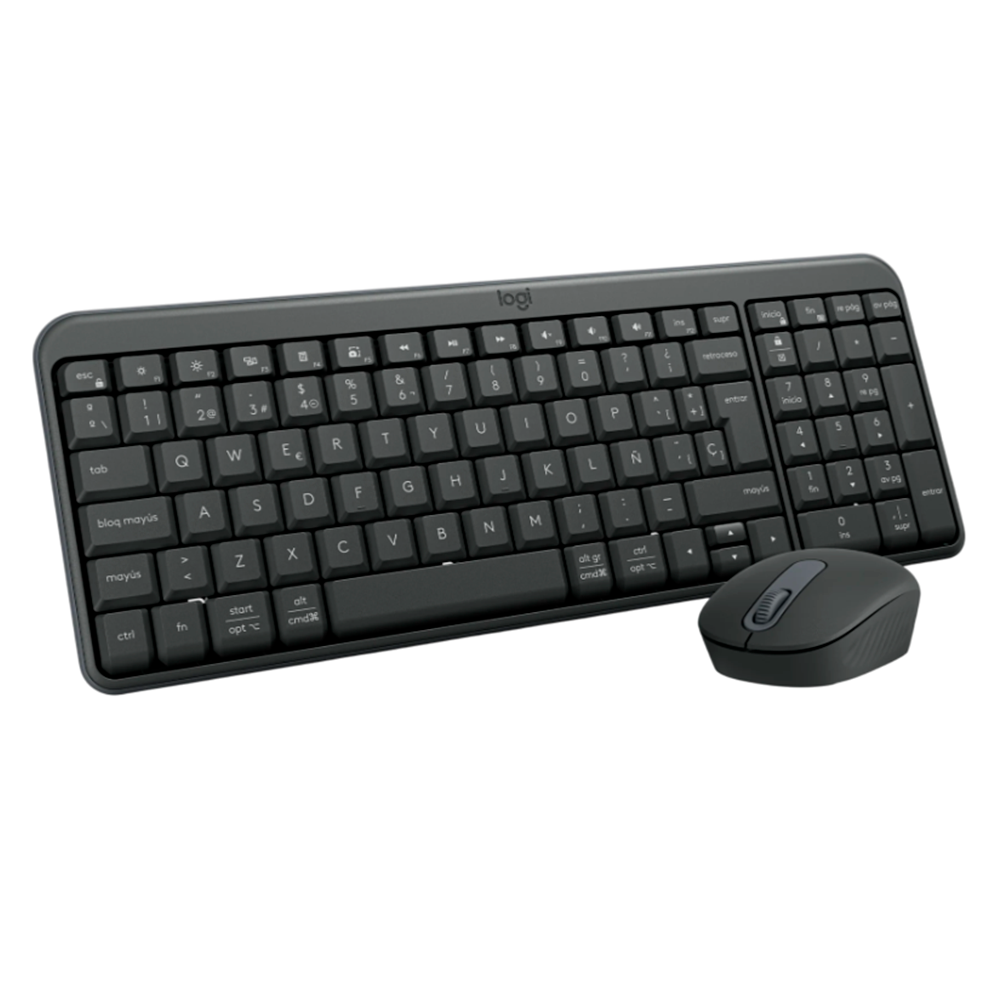 TECLADO+MOUSE LOGITECH MK250 920-013513 GRAPHITE ESP - Imagem 3