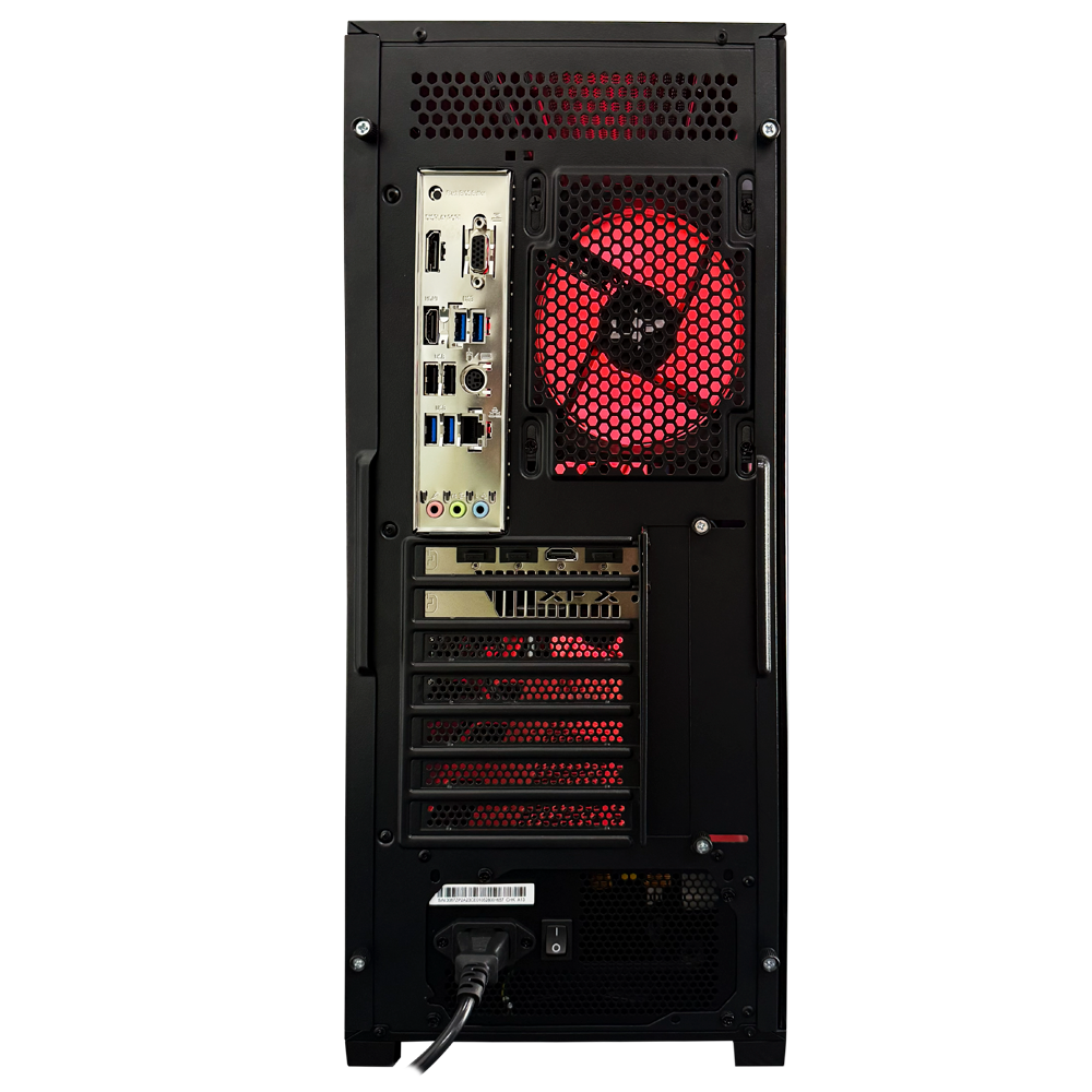 PC Gamer Montado TITAN Ryzen 5 5600XT, Radeon XFX RX7600, 16GB RAM DDR4, SSD 1TB, Fonte 550W, 4x Fans RGB, Optmus Vidro Temperado - Imagem 4