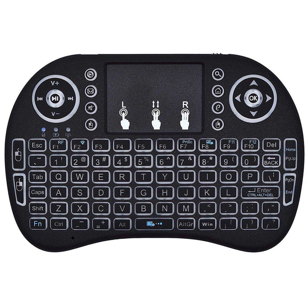 TECLADO MINI SATE AK-724G WIFI LED SMART TV