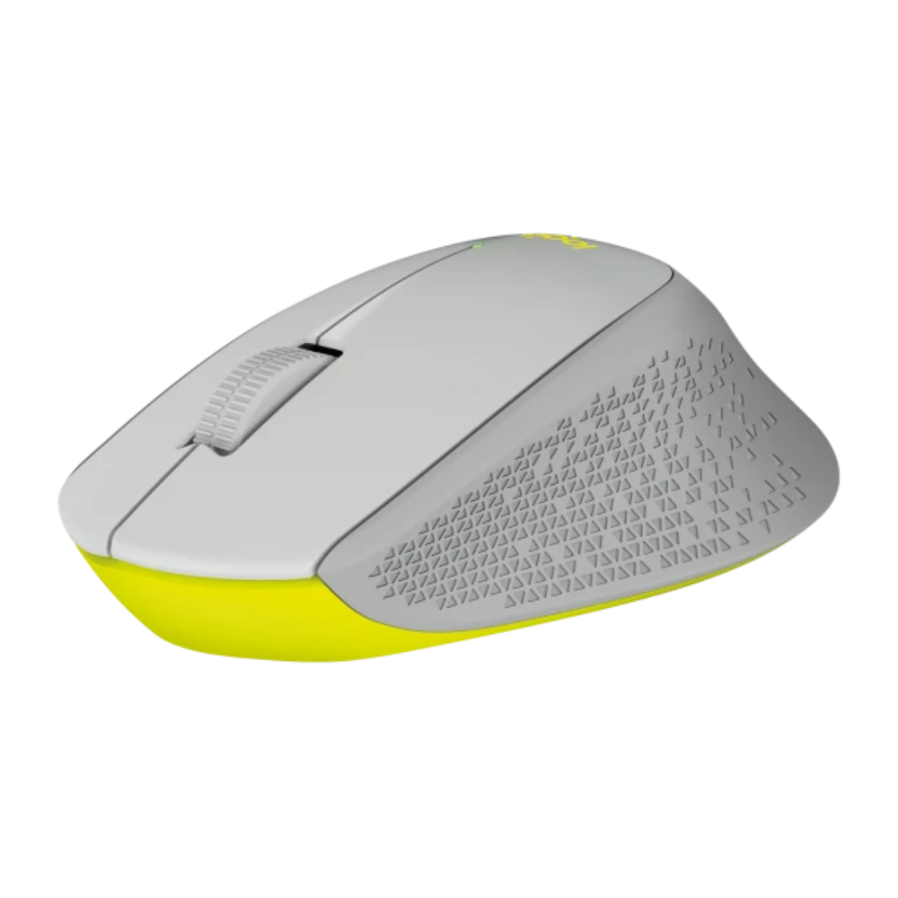 MOUSE LOGITECH M280 WIRELESS CINZA/AMARELO