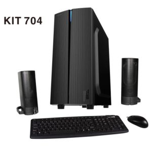 GABINETE KIT SATE K704 PORTUGUES PRETO ATX