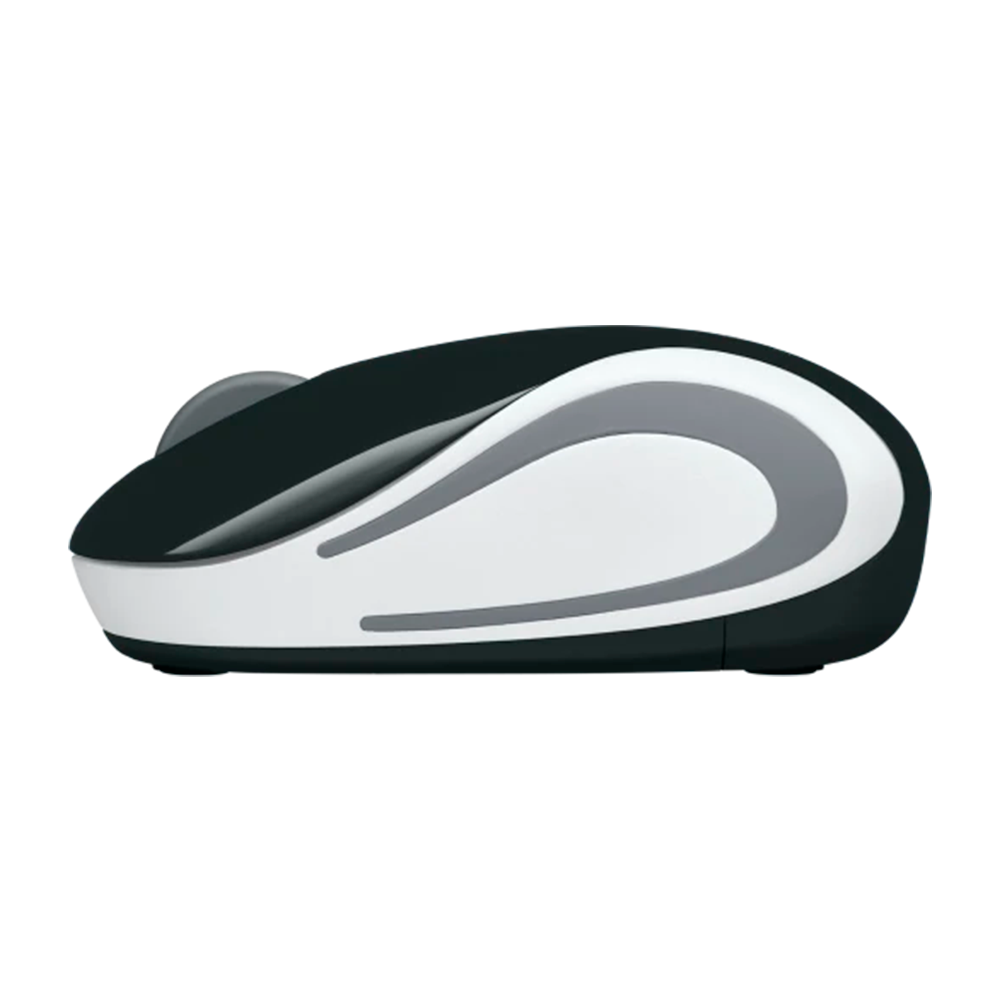 MOUSE LOGITECH M187 WIRELESS PRETO/BRANCO - Imagem 3