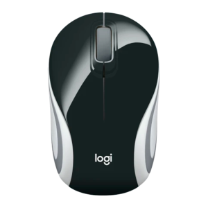 MOUSE LOGITECH M187 WIRELESS PRETO/BRANCO