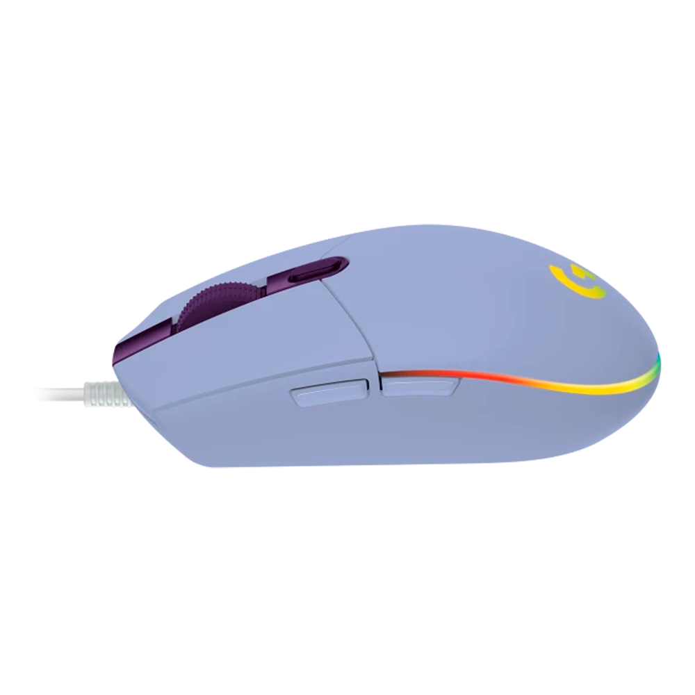 MOUSE LOGITECH G203 RGB LIGHTSYNC 910-005852 ROXO - Imagem 3