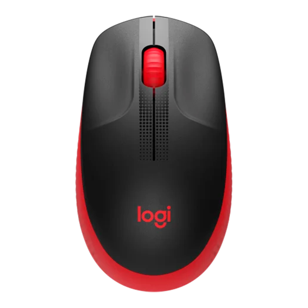 MOUSE LOGITECH M190 WIRELESS 910-005904 BLK/RED