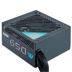 FONTE 650W AZZA PSAZ-650W 80+BRONZE - Bivolt BLACK