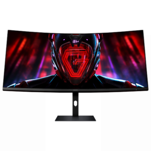 Monitor Xiaomi Gaming G34WQI C34WQBA-RGGL ELA5454EU, Curvo 34" UltraWide 2K UWQHD (3440x1440) 1ms 180HZ, 2xHDMI 2.1, 2xDisplayPort 1.4, 1xConector de Audio, FreeSync Premium, Preto