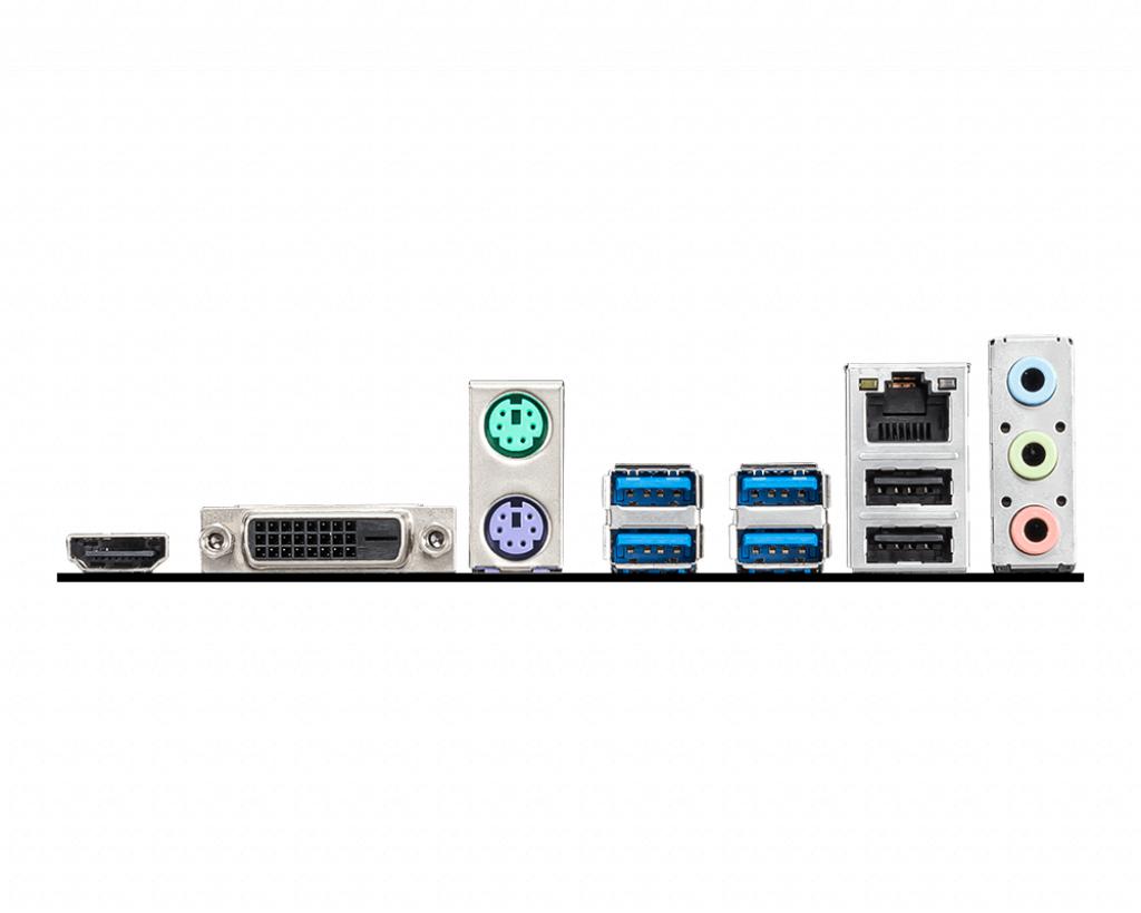 MB AM4 MSI B550M-A PRO M.2/HDMI/DVI - Imagem 2
