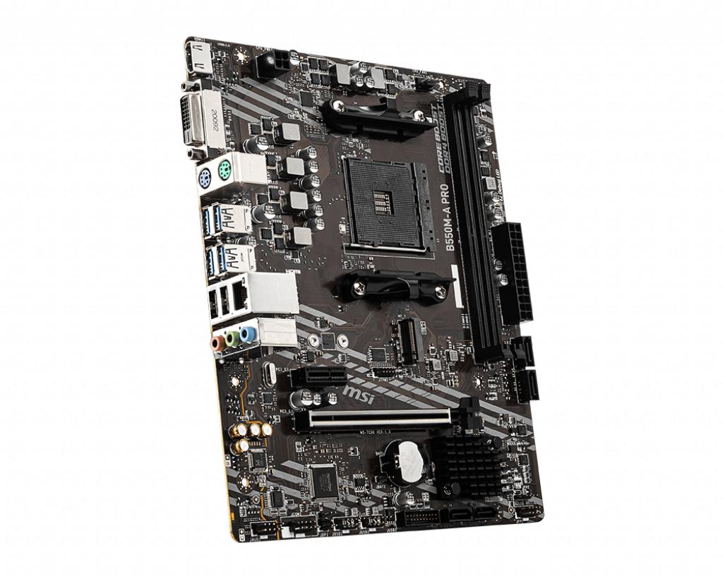 MB AM4 MSI B550M-A PRO M.2/HDMI/DVI - Imagem 3