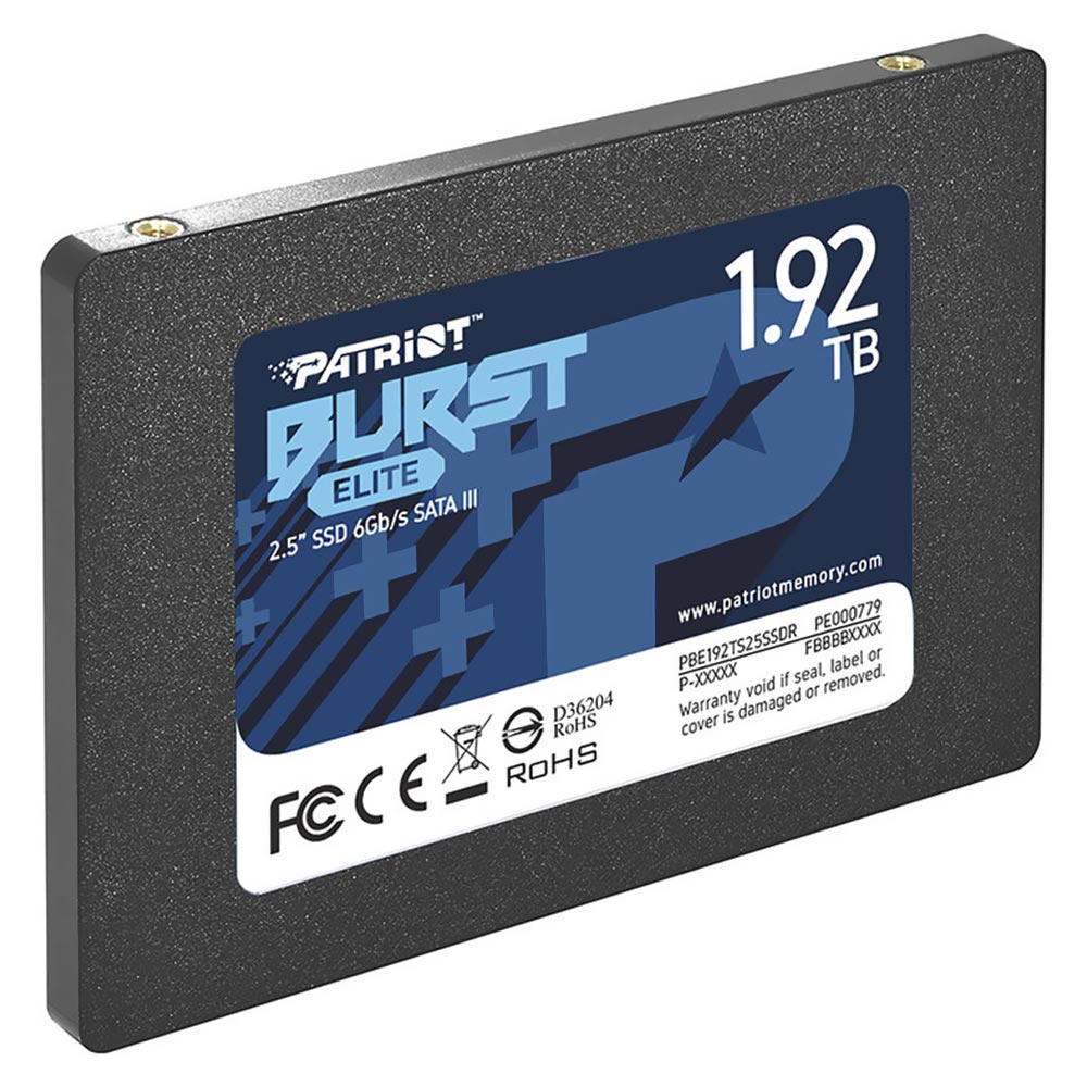 SSD Patriot Burst Elite, 1.92TB, 2.5", SATA 3, Leitura 450MB/s, Gravação 320MB/s, PBE192TS25SSDR - Imagem 2