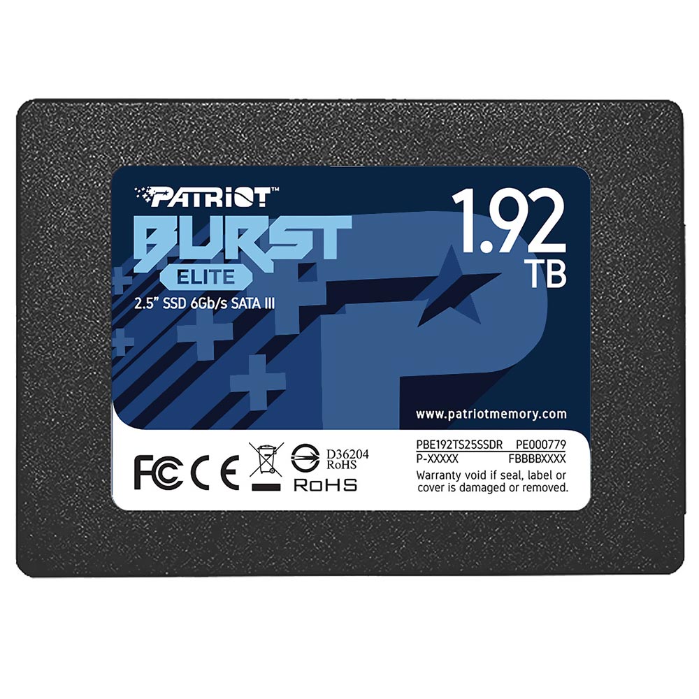SSD Patriot Burst Elite, 1.92TB, 2.5", SATA 3, Leitura 450MB/s, Gravação 320MB/s, PBE192TS25SSDR - Imagem 3