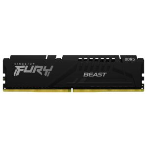 Memória Kingston Fury Beast, 8GB, 5200MHz, DDR5, c/Dissipador, KF552C40BB-8