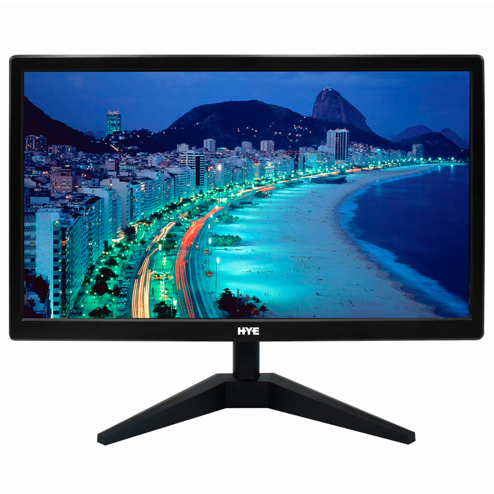Monitor HYE HYE20NLM 20" HD+ (1600 x 900), 5ms, 60Hz, 1xHDMI, 1xVGA (D-Sub), Preto