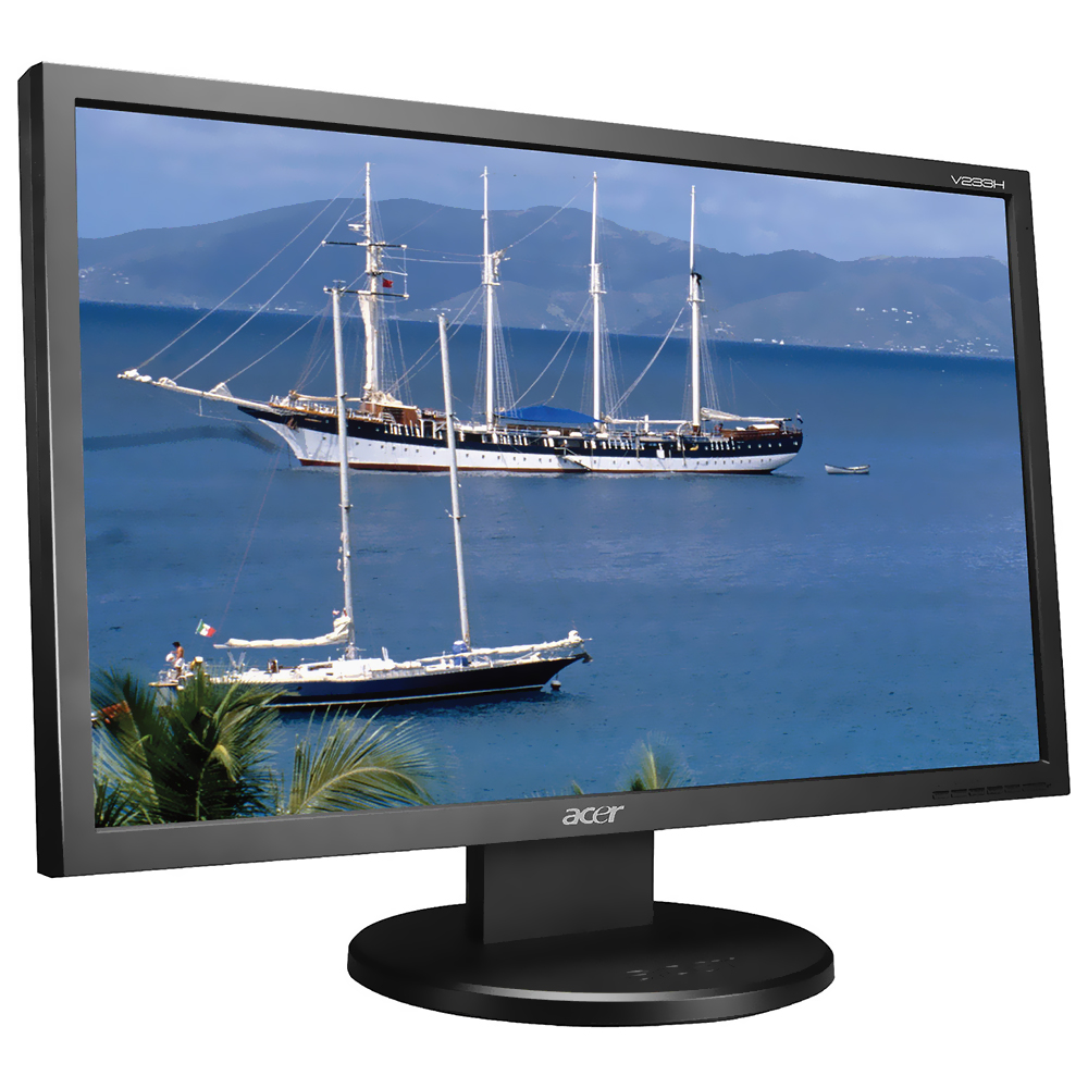 Monitor Acer V233H 22" Full HD (1920 x 1080), 60HZ, 5ms, 1xVGA (D-Sub), 1xDVI, Preto