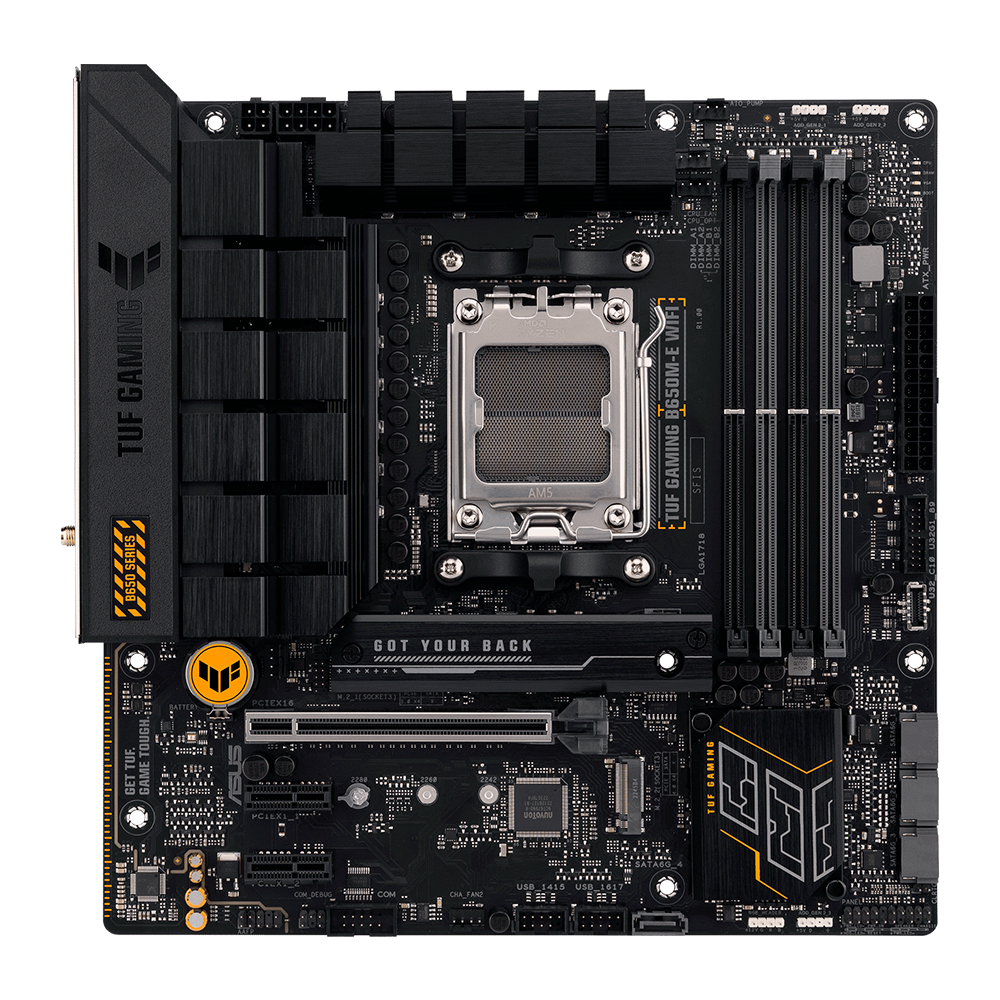 MB AM5 ASUS B650M-E TUF GAMING WIFI DDR5/HDMI/DP 2M.2 - Imagem 4