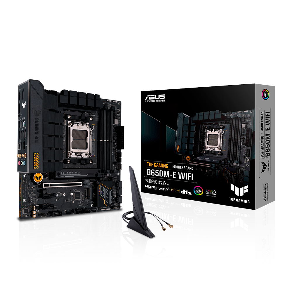 MB AM5 ASUS B650M-E TUF GAMING WIFI DDR5/HDMI/DP 2M.2