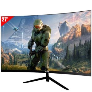 Monitor Hye HY27VIEW75 27" Full HD CURVO (1920x1080), 75Hz, 5ms, 1xHDMI 1.4, 1xVGA (D-Sub), Preto