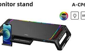 SUPORTE P/ MONITOR SATE A-CP60ST USB RGB PRETO