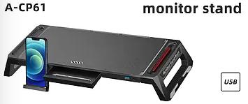 SUPORTE P/ MONITOR SATE A-CP61 USB PRETO *G