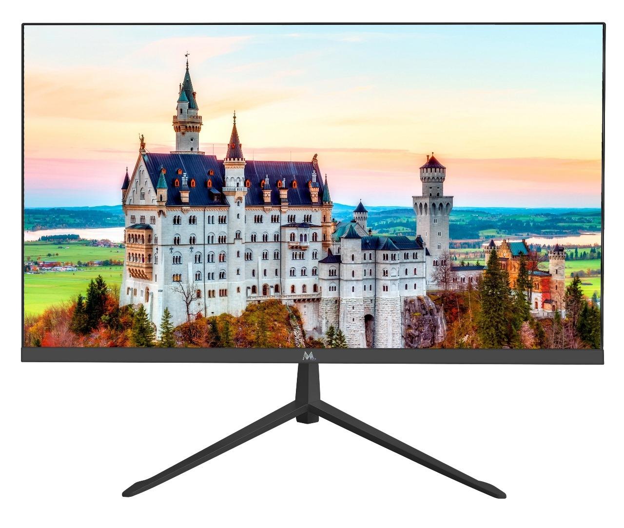 Monitor Mtek MS22SFV100P-B 22" Full HD (1920 x 1080), 5ms, 100Hz, 1xHDMI, 1xVGA (D-Sub), Preto