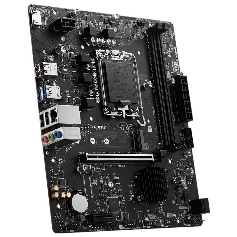 MB 1700 MSI H610M-S PRO DDR4/HDMI/USB3.2 - Imagem 2