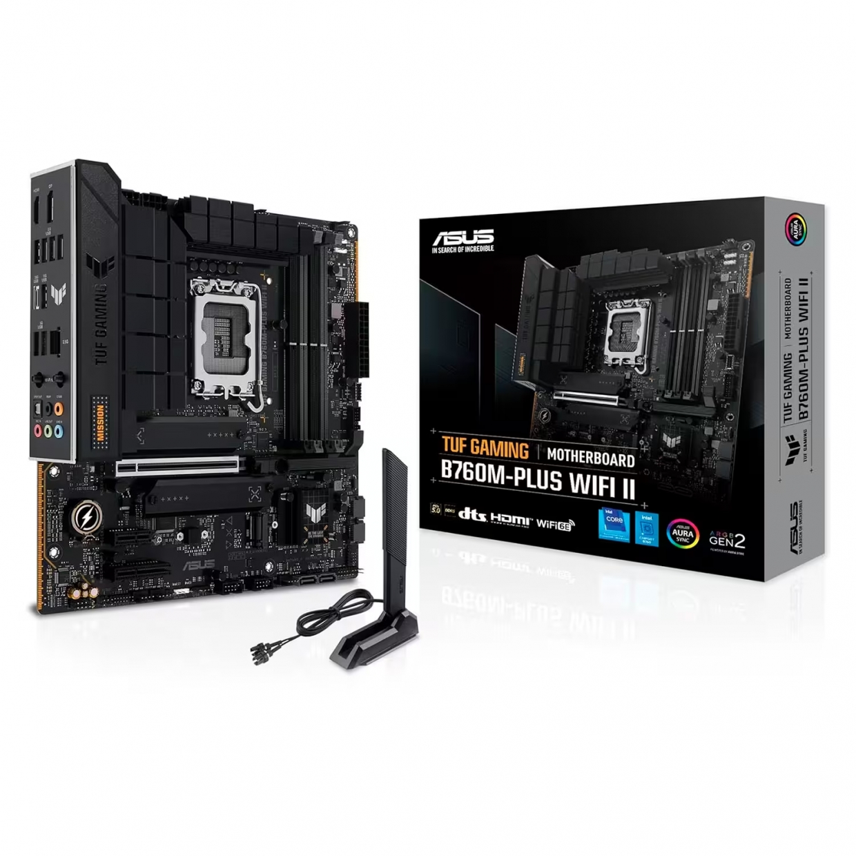 MB 1700 ASUS B760M-PLUS TUF GAMING WIFI II DDR5 HDMI/DP/USBC