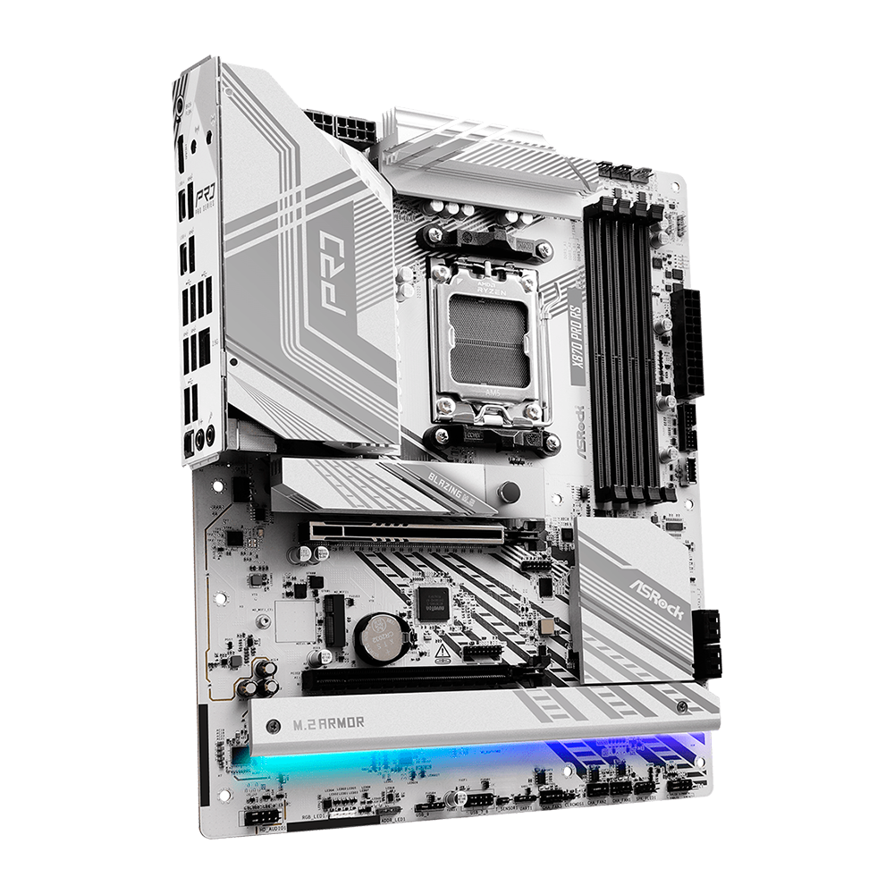 Placa Mãe Asrock X870 Pro RS Socket AM5, DDR5 - Imagem 3