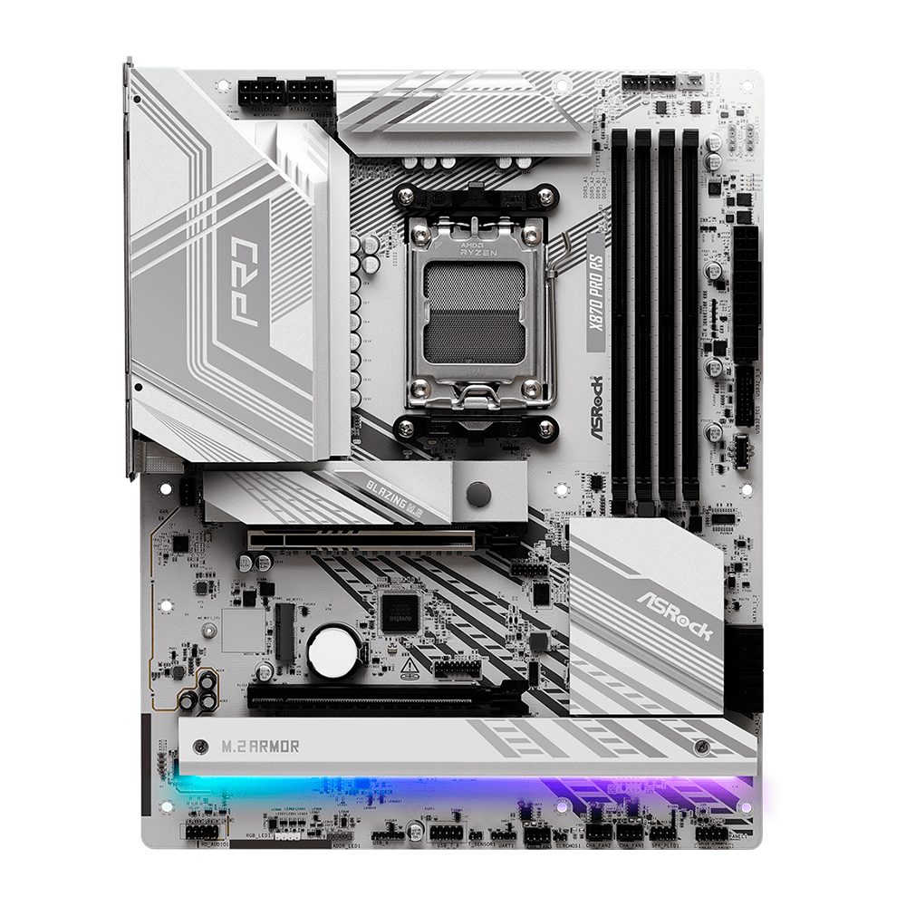 Placa Mãe Asrock X870 Pro RS Socket AM5, DDR5 - Imagem 4