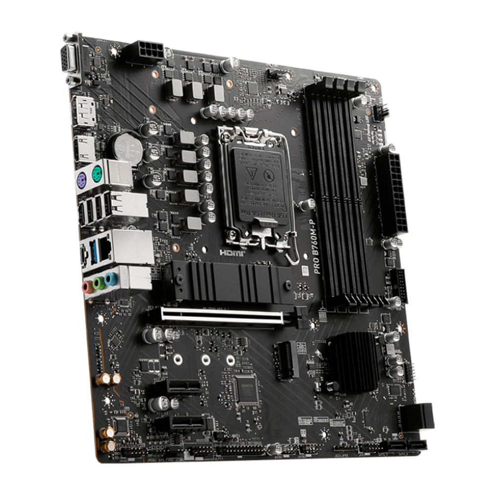MB 1700 MSI B760M-P PRO DDR5 HDMI/VGA/DP - Imagem 3