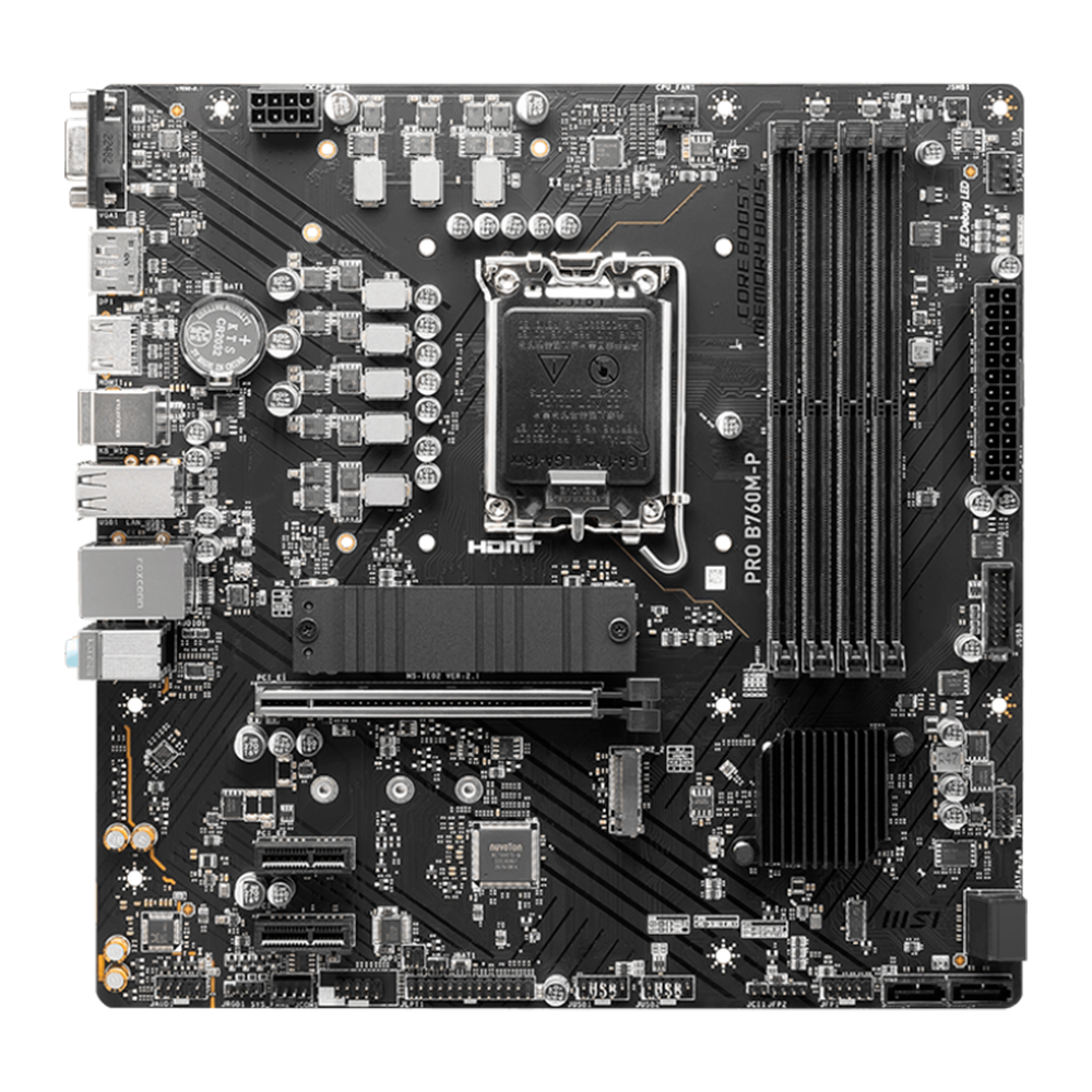 MB 1700 MSI B760M-P PRO DDR5 HDMI/VGA/DP - Imagem 4