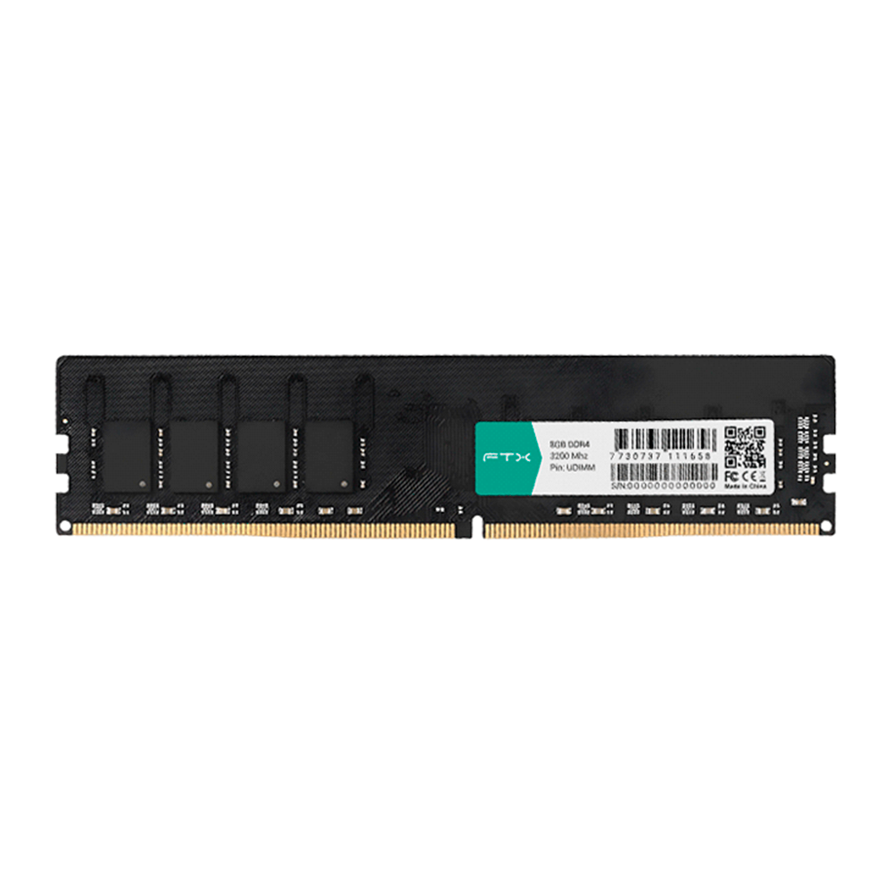 Memória FTX, DDR4 8GB (1x8GB), 3200MHz, 111658, Preto