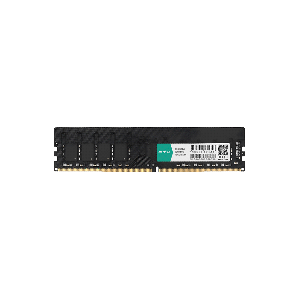 Memória FTX, DDR4 8GB (1x8GB), 3200MHz, 111658, Preto - Imagem 2