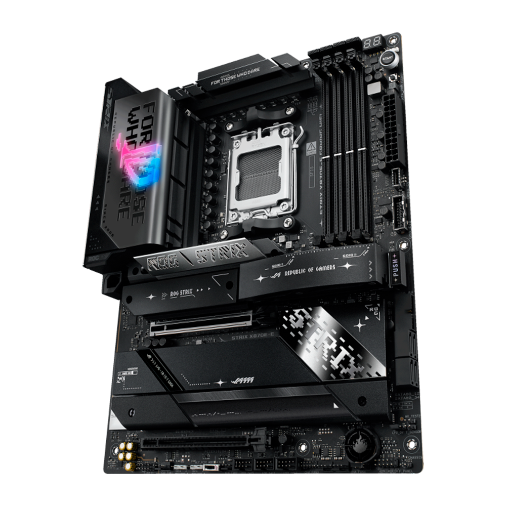 MB AM5 ASUS X870E-E ROG STRIX GAMING WIFI/DDR5/M.2/HDMI/4USB-C/5M2 - Imagem 3