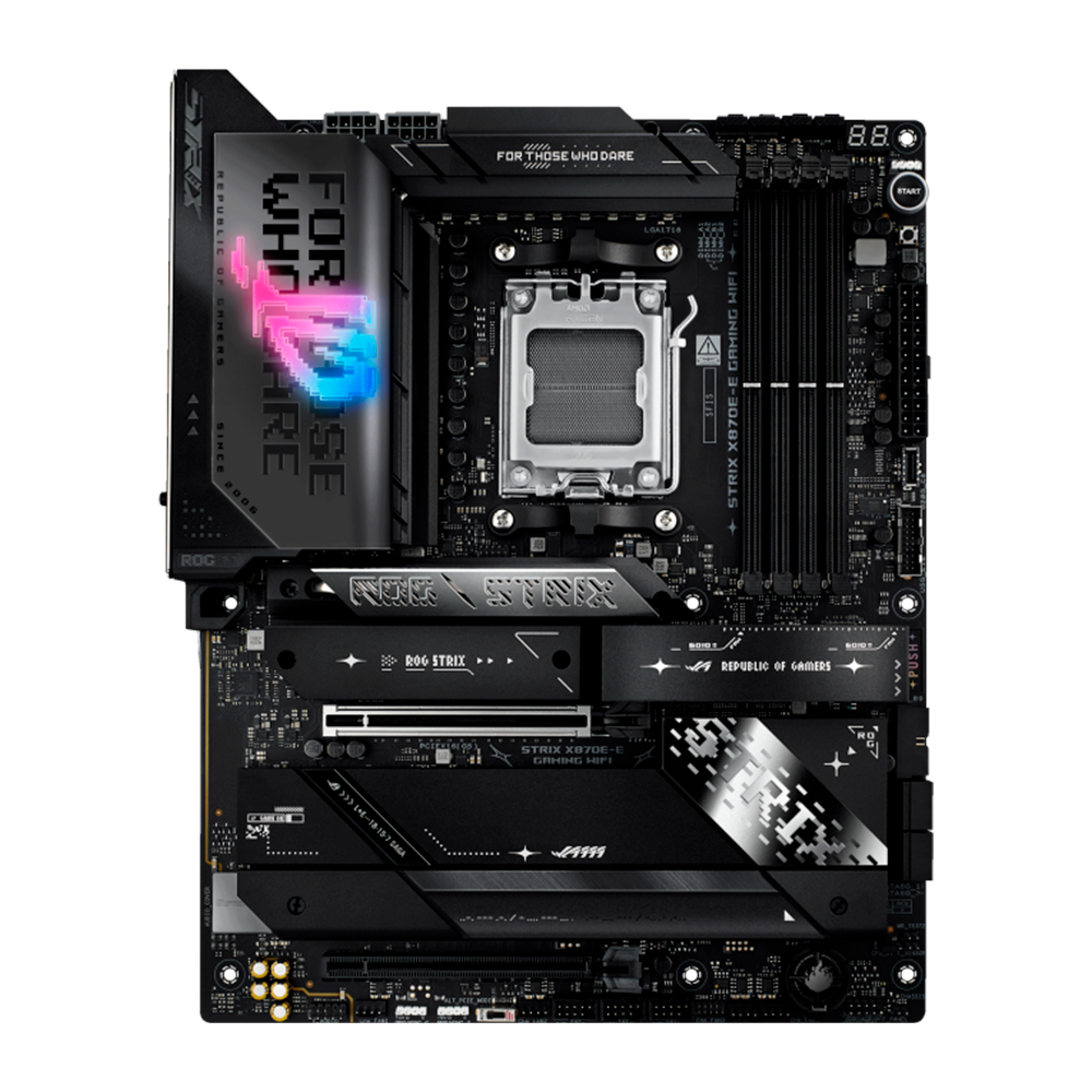 MB AM5 ASUS X870E-E ROG STRIX GAMING WIFI/DDR5/M.2/HDMI/4USB-C/5M2 - Imagem 4