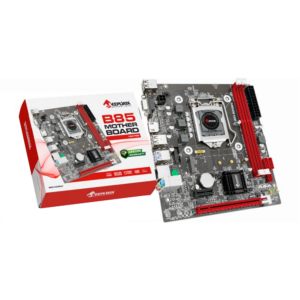 Placa Mãe 1150 Keepdata B85-KDGNV 2xDDR3, 1xM.2 NVMe, 1xVGA D-Sub, 1xHDMI, 2xUSB-A 3.0, 4xUSB-A 2.0, 1xRJ45 Gigabit, 1xAudio, M-ATX