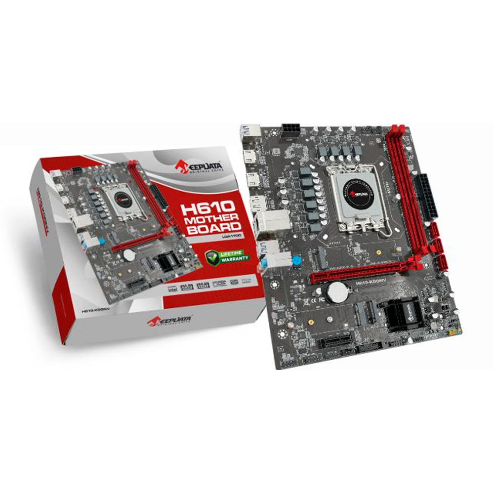 MB 1700 KEEPDATA H610-KDGNV DDR4 2HDMI/DP/M.2/USB3