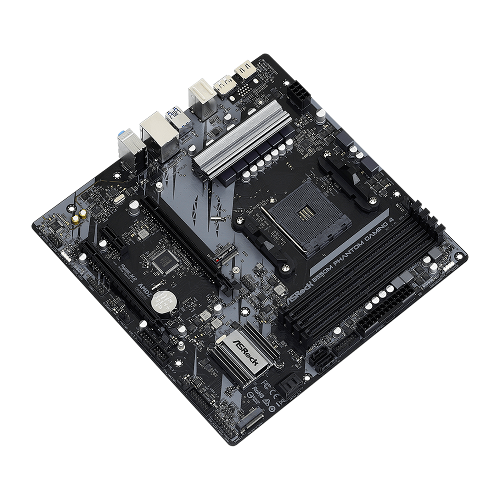 MB AM4 ASROCK B550M PHANTOM GAMING 4 DDR4 - Imagem 3
