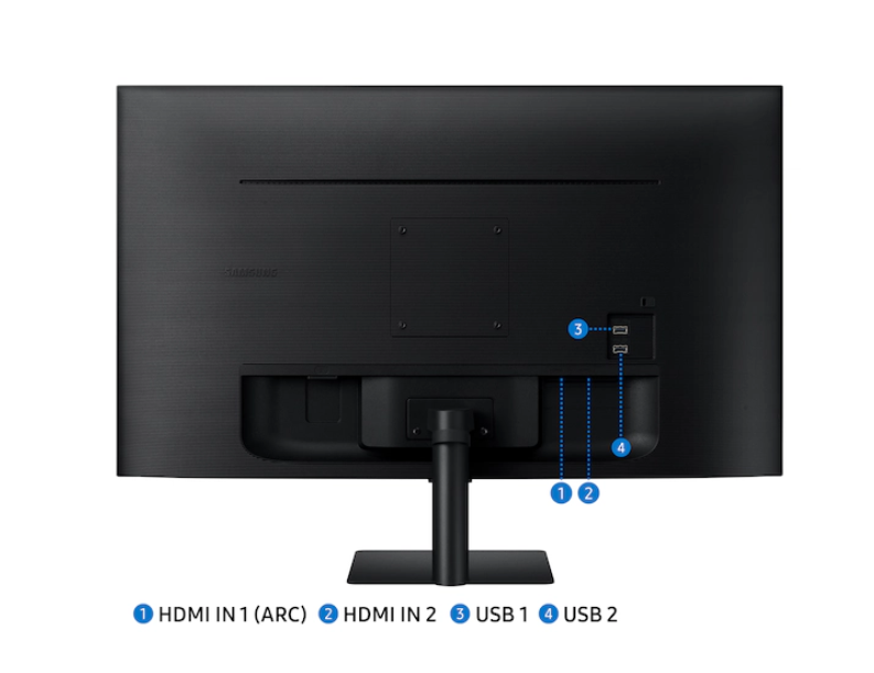 Monitor Samsung Smart M5 M50D LS32DM500ENXGO 32" Full HD (1920 x 1080), 60HZ, 4ms, 2xHDMI 1.4, 2xUSB, S.O. Tizen, Bluetooth 5.2, Speaker 10W, Preto - Imagem 4