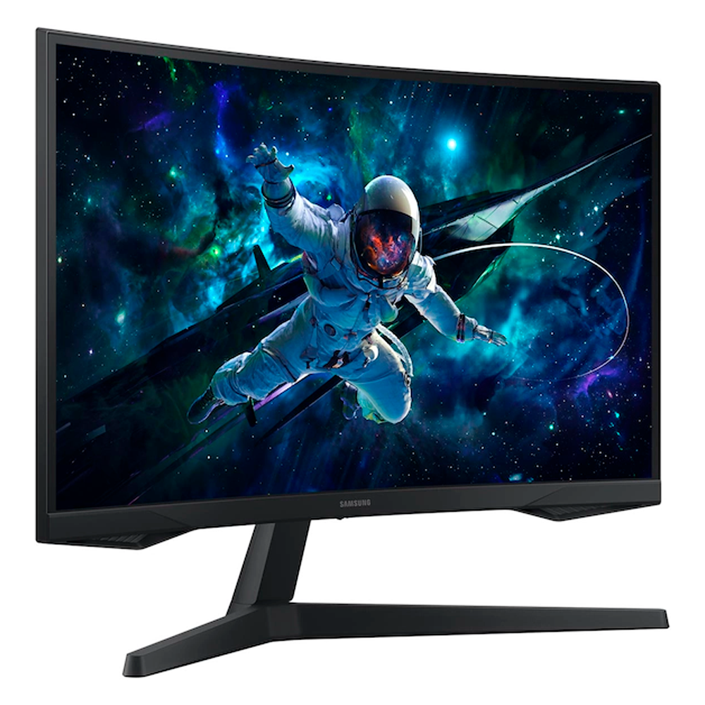 Monitor Samsung Gaming Odyssey G5 G55C LS32CG552ENXZA Curvo 32" 2K QHD (2560 x 1440), 1ms, 165HZ, 1xHDMI 2.2, 1xDisplayPort 1.2, 1xConector de Audio, AMD FreeSync, Preto - Imagem 2