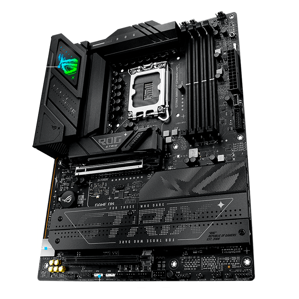 MB 1851 ASUS B860-F ROG STRIX WIFI DDR5 - Imagem 2