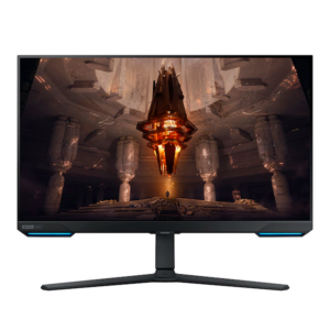 Monitor Samsung Odyssey G7 LS28BG702ENXGO 28" 4K UHD (3840x2160), 1ms, 144HZ, IPS, 2xHDMI 2.1, 1xDisplayPort 1.4, 2xUSB-A 3.0, 1xConector de Audio, 1xLan Rj45, Nvidia G-Sync, Ajuste altura, pivo(rotacao), Preto