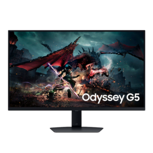Monitor Samsung Odyssey G50D LS32DG502ENXZA 32" 2K QHD (2560 x 1440), 1ms, 180HZ, IPS, 1xHDMI 2.2, 1xDisplayPort 2.2, 1xUSB-A 3.0, 1xConector de Audio, AMD FreeSync Premium Pro, Nvidia G-Sync, Ajuste altura, pivo(rotacao), Preto