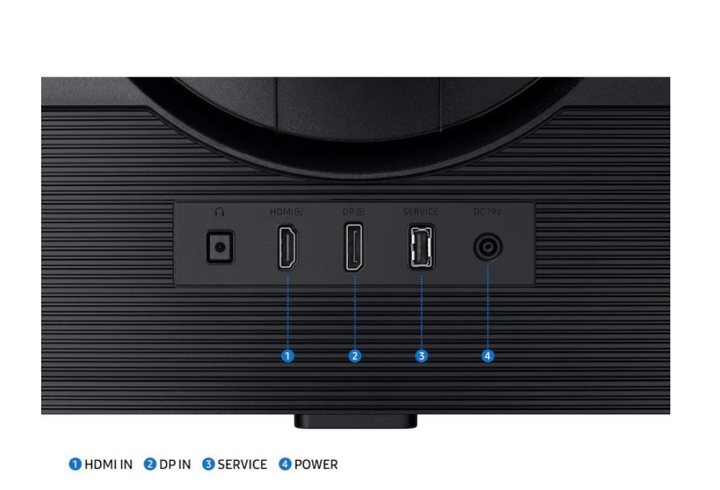 Monitor Samsung Odyssey G50D LS32DG502ENXZA 32" 2K QHD (2560 x 1440), 1ms, 180HZ, IPS, 1xHDMI 2.2, 1xDisplayPort 2.2, 1xUSB-A 3.0, 1xConector de Audio, AMD FreeSync Premium Pro, Nvidia G-Sync, Ajuste altura, pivo(rotacao), Preto - Imagem 3