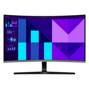 Monitor Samsung S3 S39GD S39GDLS32D396GANXZA Curvo 32" Full HD (1920 x 1080), 4ms, 100HZ, 1xHDMI 1.4, 1xVGA (D-Sub), 1xConector de Audio, Speaker 1Wx2, Preto