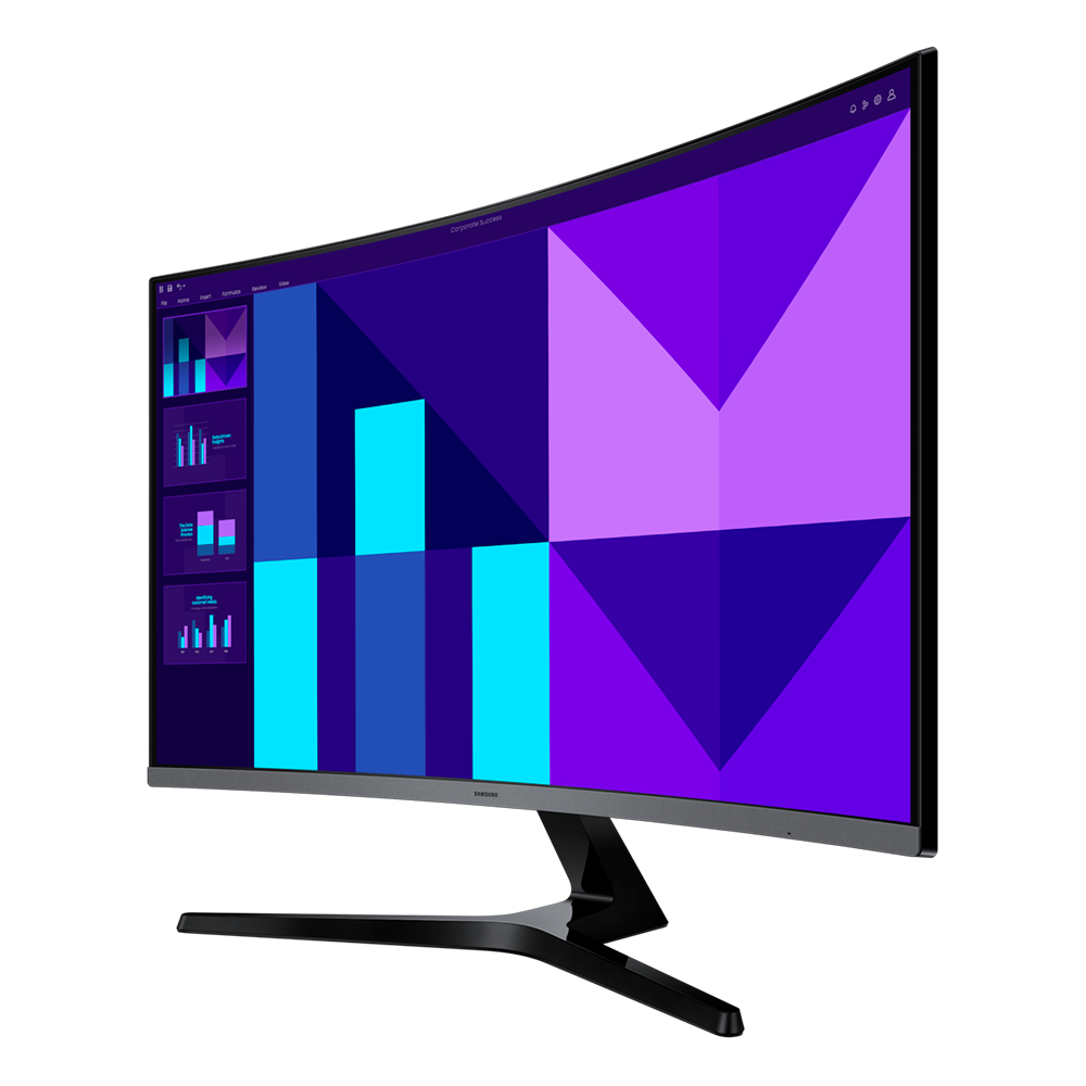 Monitor Samsung S3 S39GD S39GDLS32D396GANXZA Curvo 32" Full HD (1920 x 1080), 4ms, 100HZ, 1xHDMI 1.4, 1xVGA (D-Sub), 1xConector de Audio, Speaker 1Wx2, Preto - Imagem 2