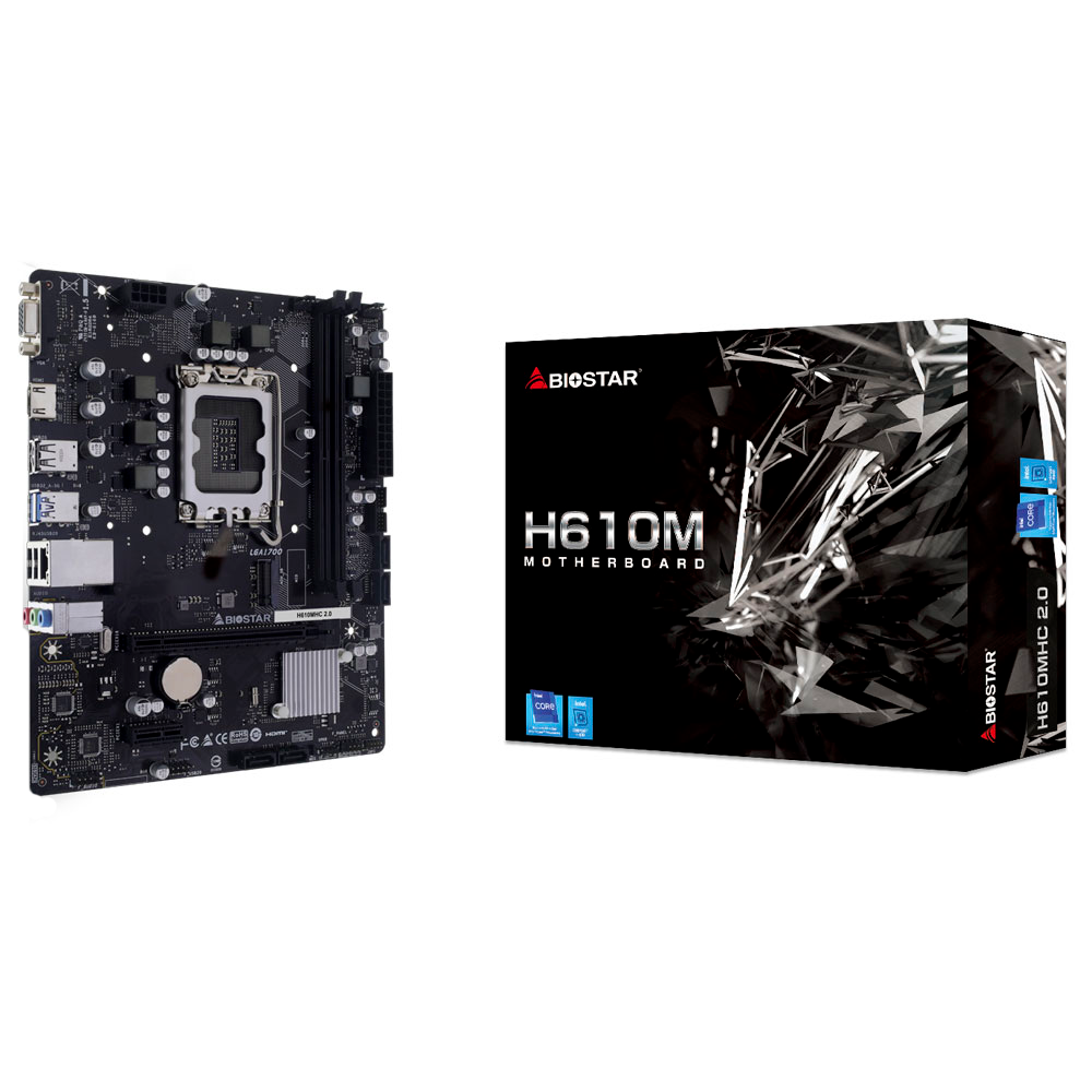 MB 1700 BIOSTAR H610MHC 2.0 DDR4/HDMI/VGA/M.2/USB3