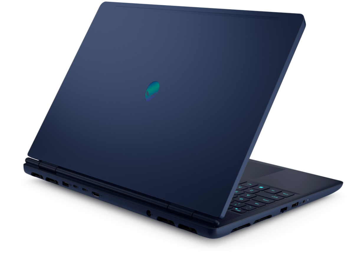 Notebook Alienware 16X Aurora LAC16251-9582BLU-PUS, Intel Core Ultra 9 275HX 2.1GHZ (5.40GHZ), GPU+NPU integrada, 32GB RAM, 2TB SSD, Tela 16" WQXGA (1920x1200)240HZ, GeForce RTX5070 8GB, Windows 11 Home Copilot+ PC, RJ45, Inglês, Interstellar Indigo - Imagem 4